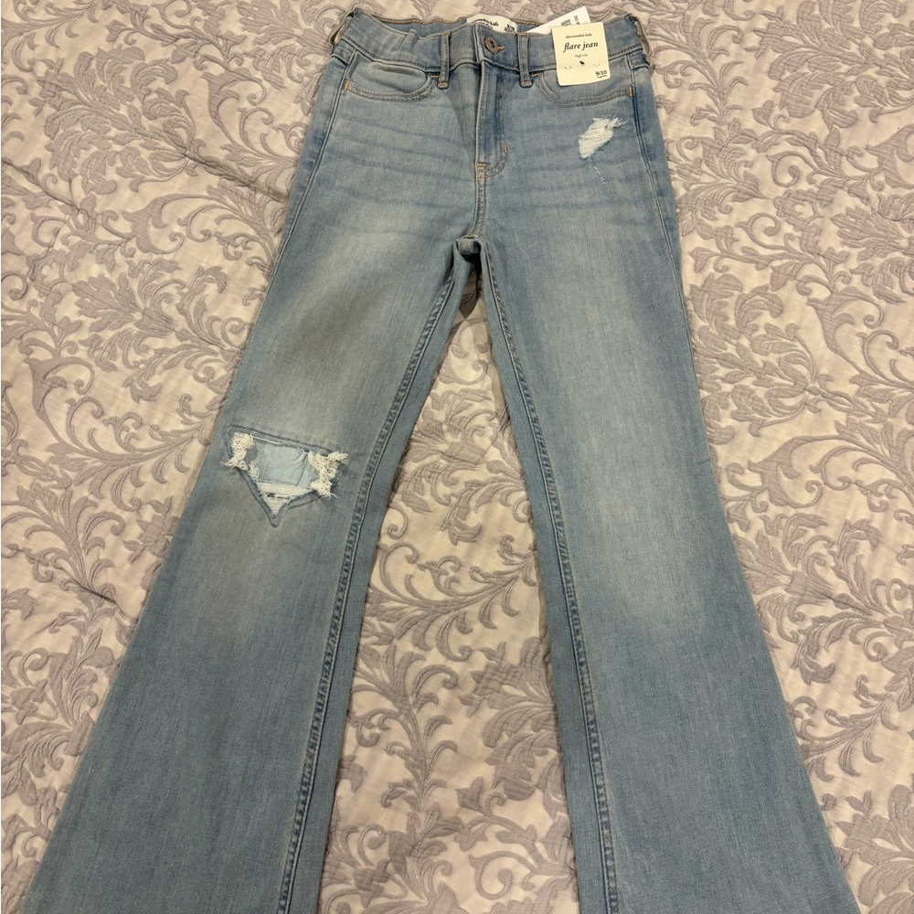 Abercrombie Kids Light Blue Flare Jeans